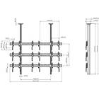 Vogels CVW3347 3×3 Video Wall Ceiling Mount product image