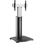 Vogels PFF 2420 Height Adjustable TV/Monitor Plinth Stand Exc Bracket finished in silver product image