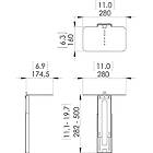 Vogels PVA 5050 Camera/loudspeaker holder for displays up to 55″ product image