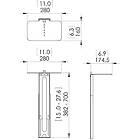 Vogels PVA 5070 Camera/loudspeaker holder for displays from 55″-90″ product image