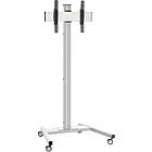 Vogels T1844S {calcProductGroup} Height Adjustable Monitor Trolley finished in {StandardColour} ({calcScreenSizeRangeINCH} / Max {calcMaxLoadText}; VESA {calcVESARange}; {DegTilt} Tilt; **{calcScreenCentreHeightMaxCM} to screen centre**)