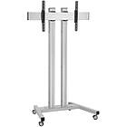 Vogels TD1584S {calcProductGroup} Height Adjustable Monitor Trolley finished in {StandardColour} ({calcScreenSizeRangeINCH} / Max {calcMaxLoadText}; VESA {calcVESARange}; {DegTilt} Tilt; **{calcScreenCentreHeightMaxCM} to screen centre**)