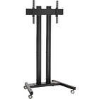 Vogels TD2084B {calcProductGroup} Height Adjustable Monitor Trolley finished in {StandardColour} ({calcScreenSizeRangeINCH} / Max {calcMaxLoadText}; VESA {calcVESARange}; {DegTilt} Tilt; **{calcScreenCentreHeightMaxCM} to screen centre**)
