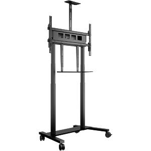 M Motorised  Floorstand XL 150kg Monitor Trolley