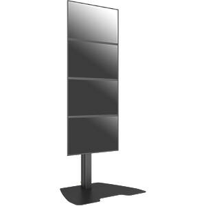 M Floorstand Column Pro MBFSC4U 180 VESA 75/100   Multi-monitor freestanding or bolt-down stand