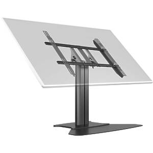 M Public Display Stand 80 HD Floorbase Single Black 0–90° Tilting Low-Level Monitor Plinth Stand