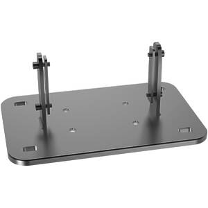 M Public Display Floormount Fixed Base Black Monitor Stand Bolt-Down Base
