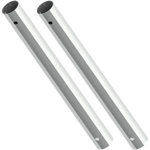 2 × 160cm mild steel chrome column predrilled for Avecta furniture