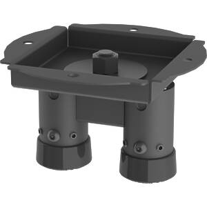 Twin Column 360° Swivel Ceiling Plate with 110mm Centres, Max Load 200kg