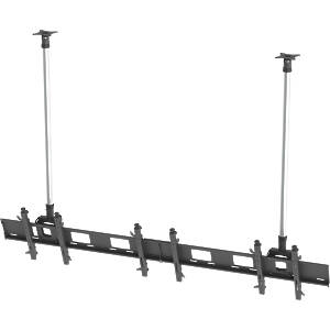 Inline multi-screen ceiling mount for 3 × 46″ Monitors