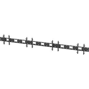 Inline multi-screen wall mount for 4 × 55″ Monitors