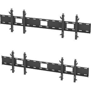 ScreenRail 2×2 video wall mounting system for 50″ monitors