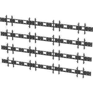 ScreenRail 4×4 video wall mounting system for 55″ monitors