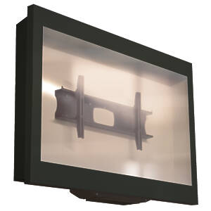 Aluminium outdoor housing for 86″ monitors