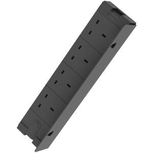 Rhobus 4-Way Power Socket with 4m lead