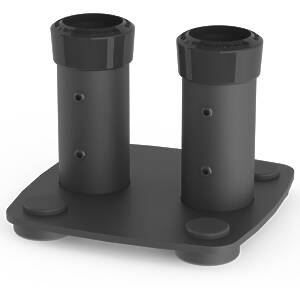 VS1000 Twin Column Compact Bolt Down Monitor Stand Base