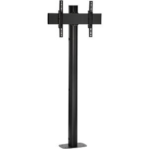 TV/Monitor Bolt-down Floor Stand with Tilt - Black