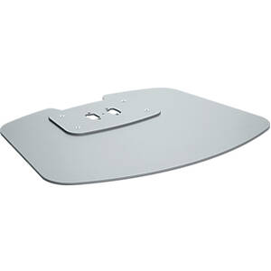 Connect-it Large Floor Plate finished in silver