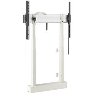 Motorised Height Adjustable Monitor/TV Floor-to-Wall Stand