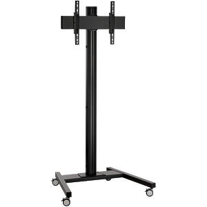 Connect-It Trolley Height Adjustable Monitor Trolley finished in Black