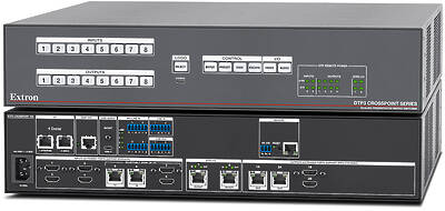 Seamless Switchers/Scalers convert all inputs to common format and allow virtually instantanious switching between inputs.Components