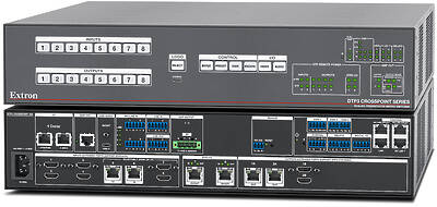 Presentation Switchers allow you to use multiple analogue and digital inputs and output a scaled signal to your display. They feature switching effects or seamless switching to make for a smooth presentation.Components