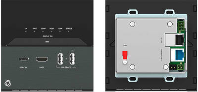 USB pass-through and transmitter wall plagesComponents