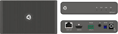 Converts HDMI digital video or computer graphics to twisted pair network cables for cost effective long distance runs.Components